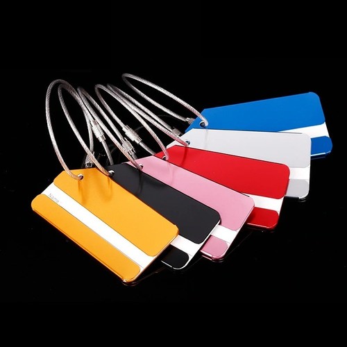 Aluminum luggage tag suitcase - luggage,