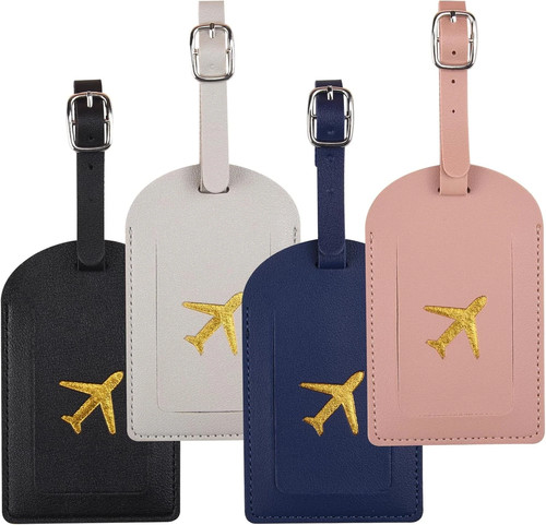 Address tag for suitcase - address,