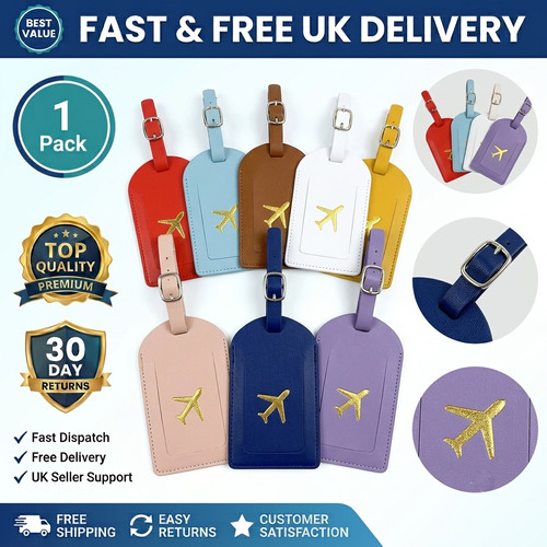 Address tag for suitcase - id,