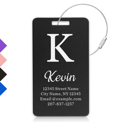 Personalised engraved luggage - engraved,