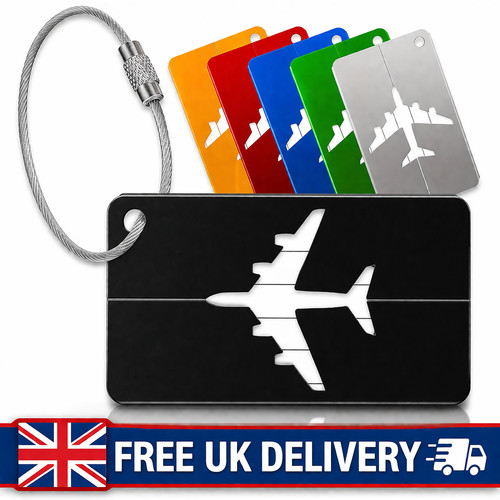 Aluminium luggage tags - 5,