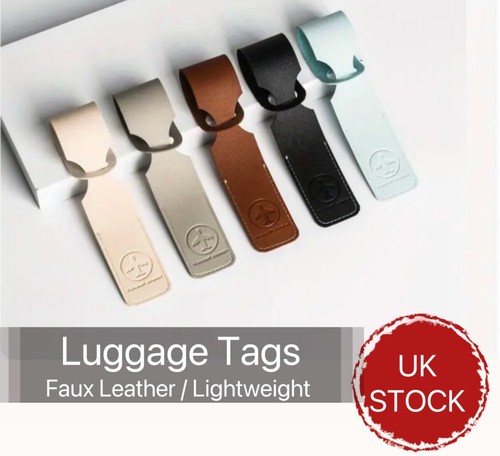 Faux leather travel luggage - faux,
