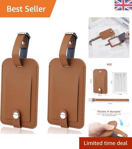 Pcs brown faux leather - faux,