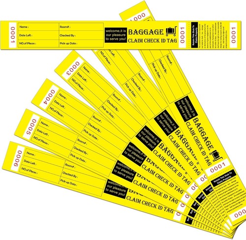 1000 hotel luggage tags - luggage,