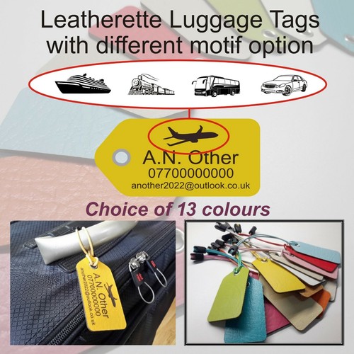 Personalised luggage tag with - luggage,