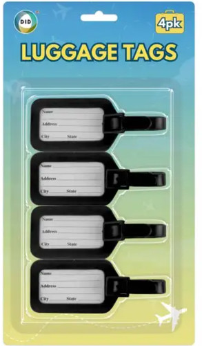 Luggage tags black suitcase - luggage,