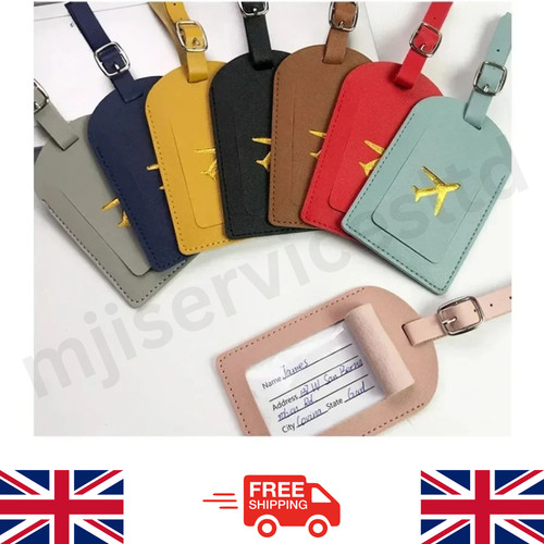 Address tag for suitcase - for,