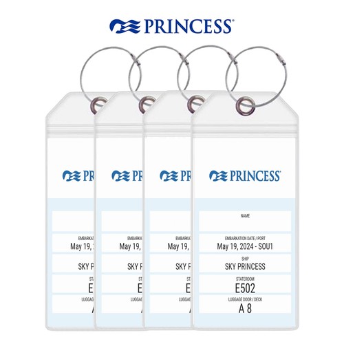 Princess luggage tag holders - princess,