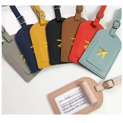 Address tag for suitcase - id,