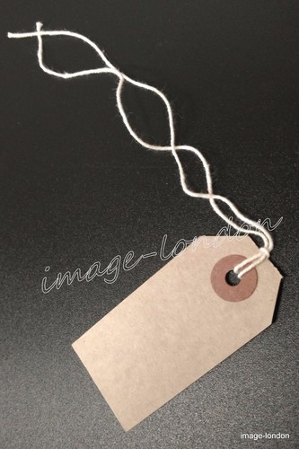 Manila brown buff strung - manila,