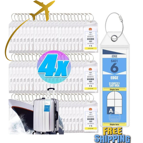 4pack cruise luggage tag - cruise,