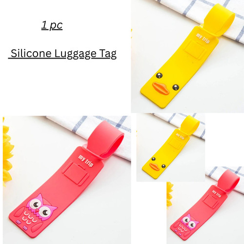 Silicone luggage tag travel - luggage,