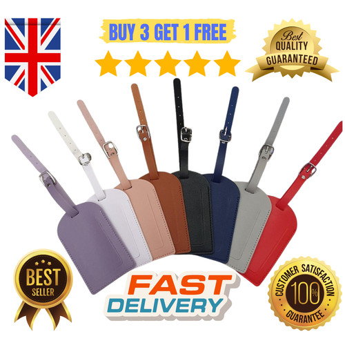 Leather suitcase luggage tags - luggage,