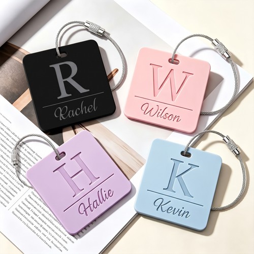 Personalised acrylic luggage - personalised,