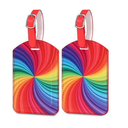 Luggage tags pcs leather - tags,