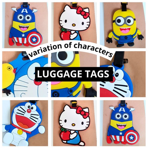 Cute cartoon luggage tag - cartoon,