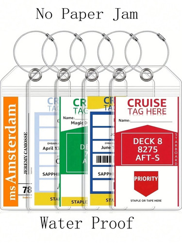 5pcs cruise ship luggage tag - luggage,
