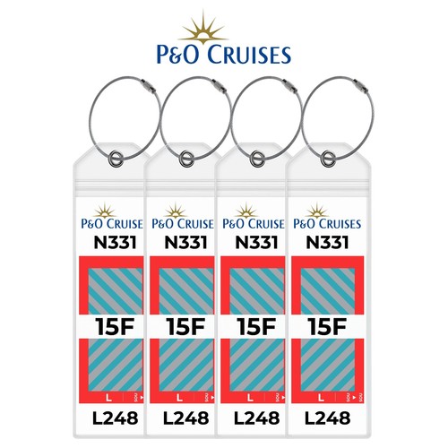 Premium luggage tag - p&o,