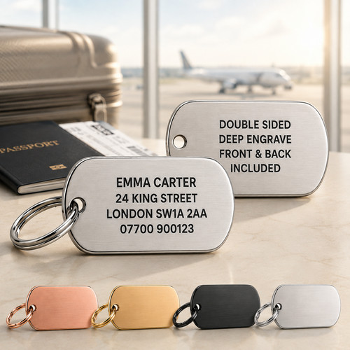 Personalised luggage tag - luggage,
