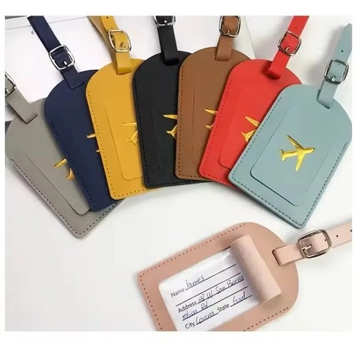 Address tag for suitcase - address,